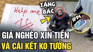 Anh da đen GIẢ NGHÈO đi xin tiền THỬ LÒNG người đi đường nhận cái kết KHÔNG TƯỞNG  Tin 5s