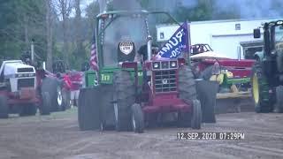 9500LB FARM STOCK TRACTORS 10MPH AT THE 2020 LYNN IN LIONS CLUB PULL