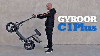 Electric Scooter With Seat  GYROOR C1Plus Review