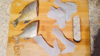 How to Fillet or Clean a Bluegill with an Electric Knife