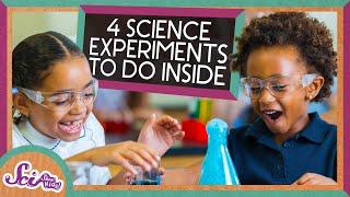 4 Amazing Science Experiments for a Day Inside  Compilation  SciShow Kids