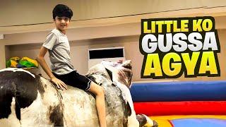 Little ko bull Ride Par Ghussa Agya.