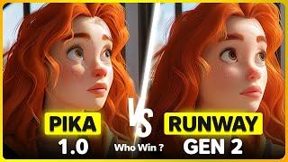 Image to Video Comparison Pika vs Runway  Who Wins?