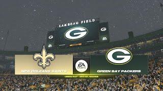 Madden NFL 24 - New Orleans Saints 5-9 Vs Green Bay Packers 9-5 Week 16 PS5 Madden 25 Rosters
