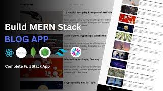  Building a Full-Stack MERN Blog Application from Scratch