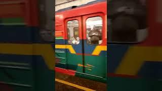 Арт-поїзд метро. Відправлення.