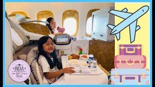 Kaycee & Rachels first Business Class Airplane Ride