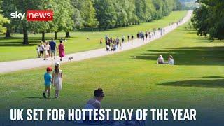 UK could see hottest day of the year with temperatures up to 35 degrees