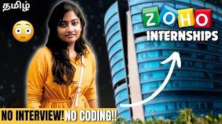 Incredible GET INTERNSHIP in ZOHO EASILY 2023Hurry up