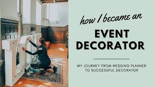 How I Became a Successful Event Decorator  From Wedding Planner to Event Decor