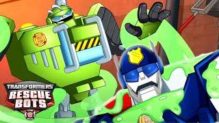 Someone Save Boulder  Transformers Rescue Bots  Cartoons for Kids  Transformers Junior