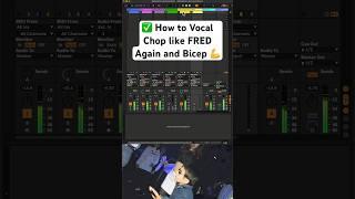 How to create a vocal chop effect in the style of biecp and Fred again all done in #abletonlive