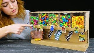 Smart Girl Shows How to Build Candy Dispenser