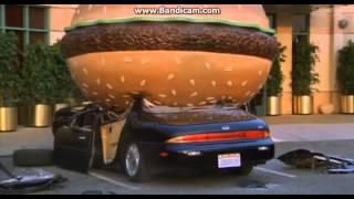 Good Burger - Giant Hamburger crashes on Sinbads Car