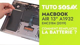 Tutoriel SOSav  Remplacement de la batterie du MacBook Air 13 A1932 EMC3184