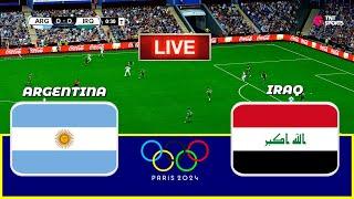 ARGENTINA vs IRAQ - PARIS OLYMPIC 2024  Live Football Match  PES 21