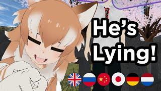 You speak eight languages? - VRChat