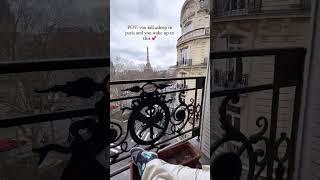 The best Airbnb in Paris link in ￼description click the 3 dots at the top right