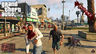 GTA 5 - Los Santos City Becomes Zombie Land  GTA 5 MODS