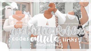 AESTHETIC ROBLOX OUTFITS I wcodes & links I marysoftiee I