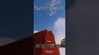Minecraft Building Hack Tutorial #minecraft #tutorial #easy #shorts