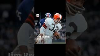 RIP Jim Brown              #nflnews #jimbrown #shorts