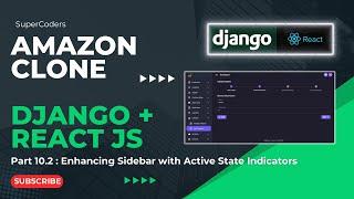 Building Your Amazon Ecommerce Clone Part 10.2 - Enhancing Sidebar with Active State Indicators