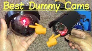 Best Dummy Fake Security Cameras with  Red LED Flashing Lights & Video Surveillance Signs Review