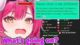 Chat Goes Crazy When Someone Sends This Superchat to Raora...【Hololive EN】