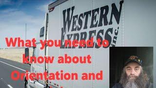 Orientation and Going Out with Trainer for Western Express... What to Expect. #westernexpress