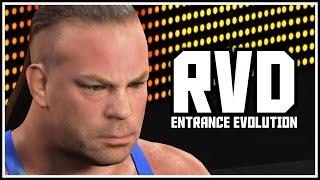 History Of Rob Van Dam In WWEGames - RVD Entrance Evolution SD SYM - WWE 2K15