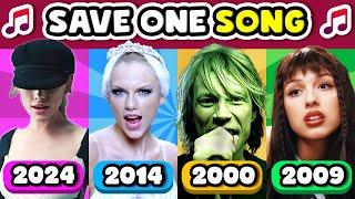 SAVE ONE SONG PER YEAR  2000-2024 Best Songs Of All Time  Music Quiz Challenge