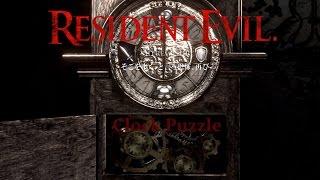 Resident Evil HD Remaster - Shield Key Clock Puzzle {Full 1080p HD 60 FPS}