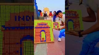 India Gate Rubiks cube Mosaic art  Jai Hind #republicday #indiagate #rubikscube #kingofcubers