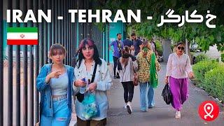  Tehran Iran Walking Tour - Kargar Street -   خیابان کارگر تهران
