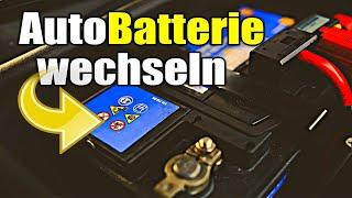 Autobatterie wechseln   abklemmen - Bmw E46 Batterie tauschen