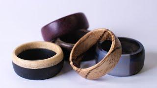 Making Wood Rings With A 30$ Lathe