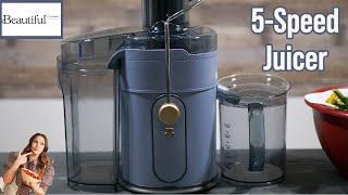 Beautiful Kitchenware 5-Speed Juice Extractor Unboxing and Juicing Test