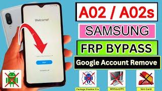 Samsung A02A02s FRP Bypass Android 11  Google Account UnlockRemove FRP Lock Without PC