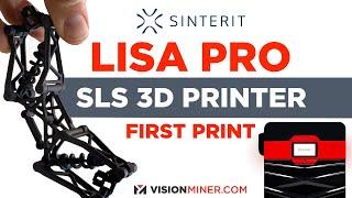 Sinterit Lisa Pro - Printing Your First SLS Part from Start to Finish