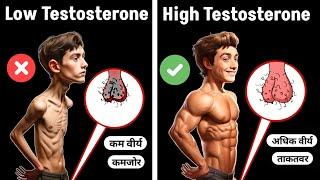 Testosterone kaise badhaye  Boost Testosterone naturally  टेस्टोस्टेरोन कैसे बढ़ता है