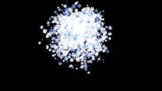 Footage Fireworks of the snowflakes