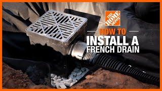 How to Install a French Drain  The Home Depot