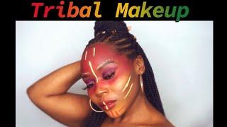 Tribal Makeup Look Juvia’s Place Warrior III Palette  BHM Inspired ️