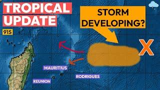 Tropical Cyclone Formation Possible near Mauritius... Tropical Weather Update