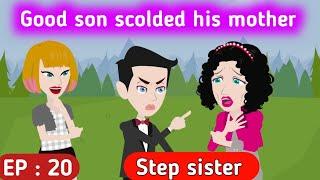 Step sister part 20  English story  Learn English  Animated stories  Sunshine English