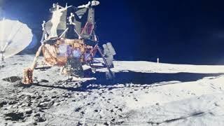 Apollo 14 in 24fps Landing Moonwalk & Liftoff