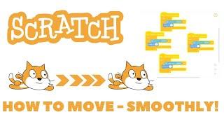 Make your Sprite move smoothly - better physics - Scratch Code Tutorial