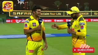 sir jadeja and lord thakur ka interview after Match winning inning vs KKR  csk vs kkr #shorts