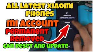 mi Account latest xiaomi phones Permanent Remove lost mode not supported